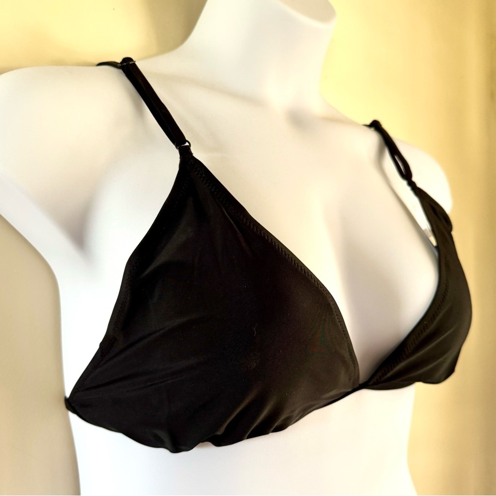 NWT Old Navy black triangle bikini top XXL